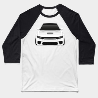 Charger Widebody White-Knuckle + black roof Baseball T-Shirt